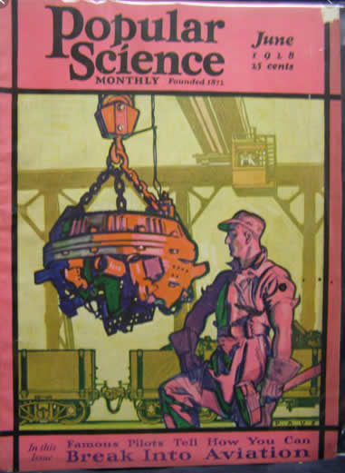 Popular Science June 1918 Cover
